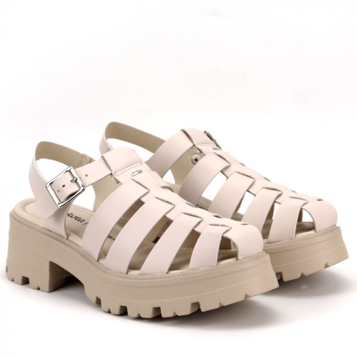 Sandália Tratorada Dakota G5031 Bege