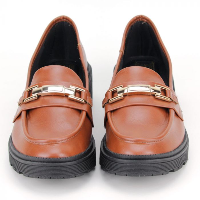 Sapato Feminino Dakota Loafer Tratorado G6052 Conhaque - Main Image