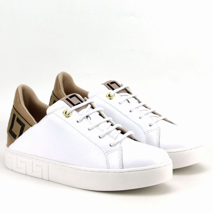 Tenis branco feminino luz da fashion lua