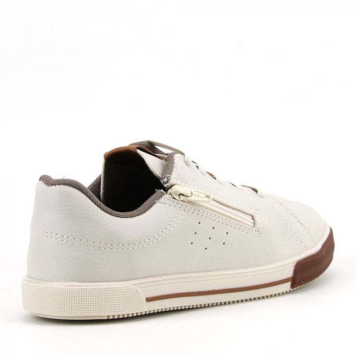 Sapatênis Infantil Molekinho Zíper 2842209 Branco Off