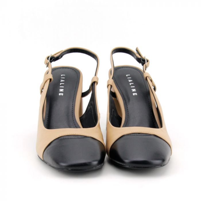 Sapato Feminino Slingback Lia Line Duna Preto 230271611