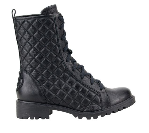 Bota Coturno Feminino Capodarte Matelassê 4016727 Preto