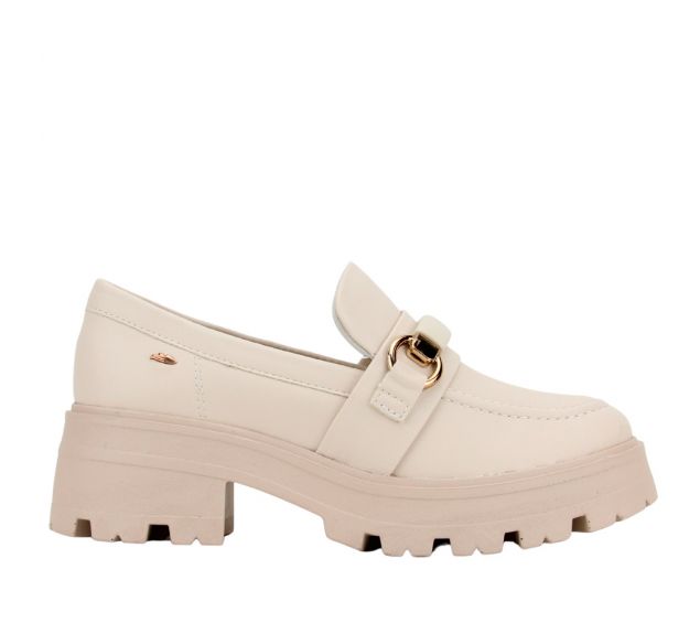 Sapato Feminino Dakota Oxford Tratorado Off White