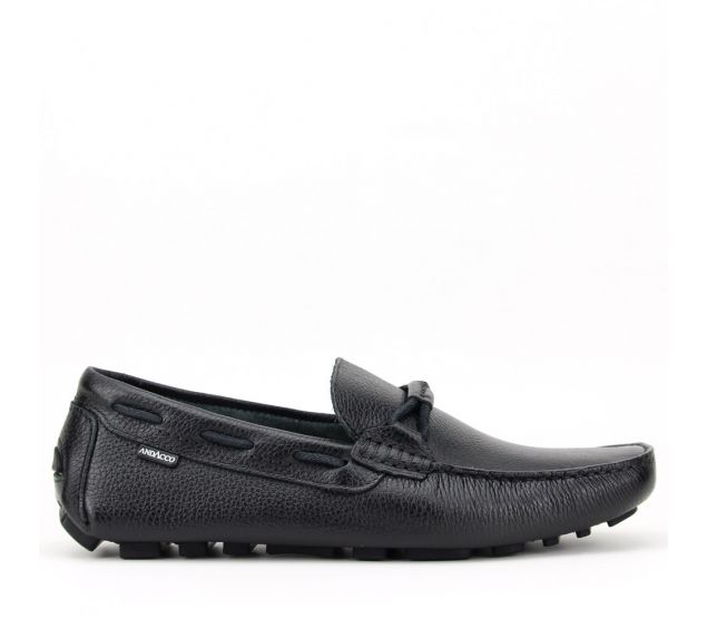 Mocassim Andacco Em Couro 98128 Preto