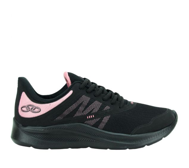 Tênis Feminino Olympikus Aura Preto/ Rosa