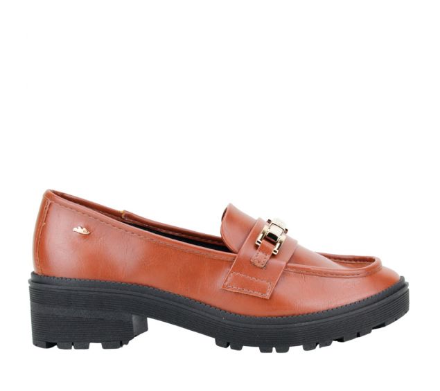 Sapato Feminino Dakota Loafer Tratorado G6052 Conhaque