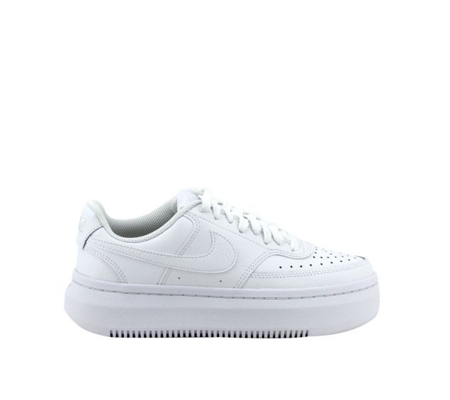 Tênis Feminino Nike Court Vision Alta Ltr Branco Em Couro