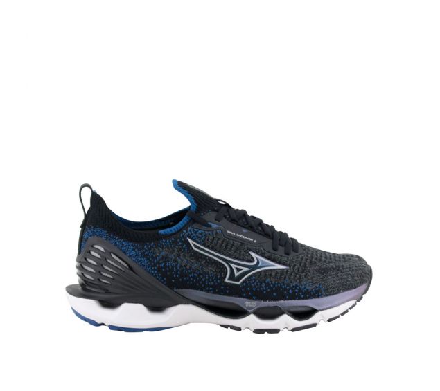 Tênis Masculino Mizuno Wave Endeavor 2 Chumbo - Azul