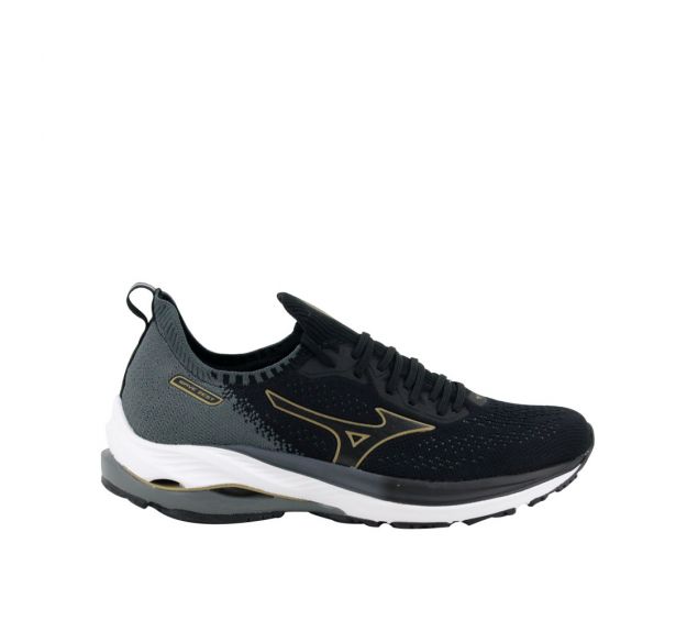 Tênis Masculino Mizuno Wave Zest Preto - Chumbo