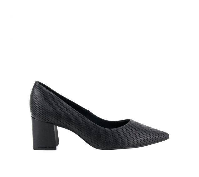 Sapato Feminino Scarpin Em Couro Bottero Preto 354901