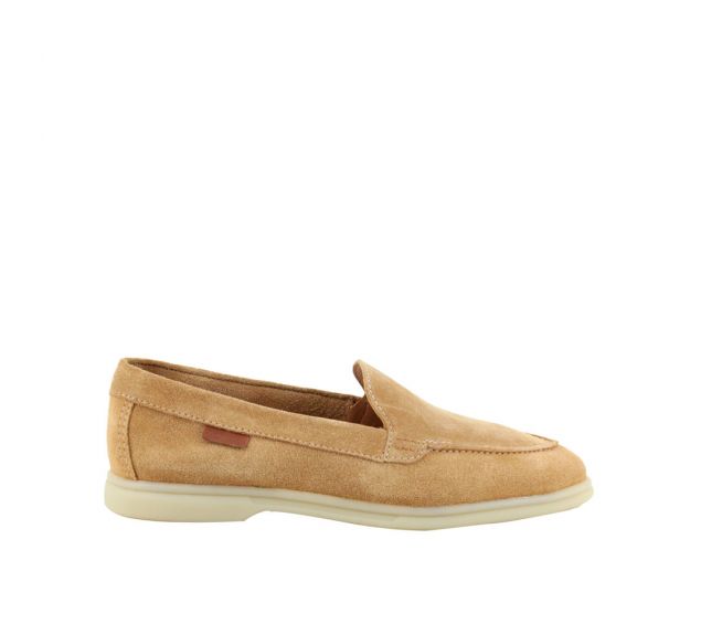 Sapato Feminino Mocassim Camurça Bottero Tan 360801