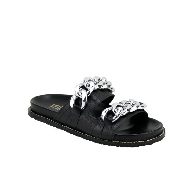 Papete Feminina Ithie Corrente Preto 25097