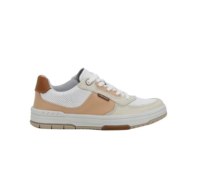 Tênis Feminino Pegada Couro Branco/Milk 212608