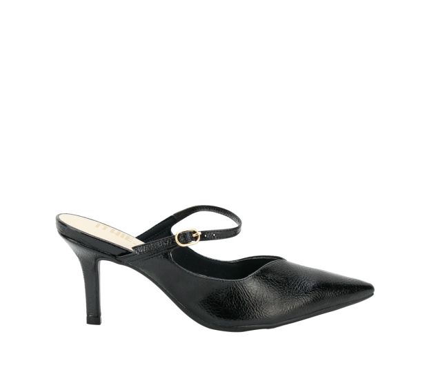 Tamanco Ithie Salto Fino Verniz Preto T7029-141
