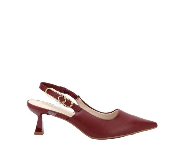 Sapato Feminino Slingback Ithie Vinho T3814-335