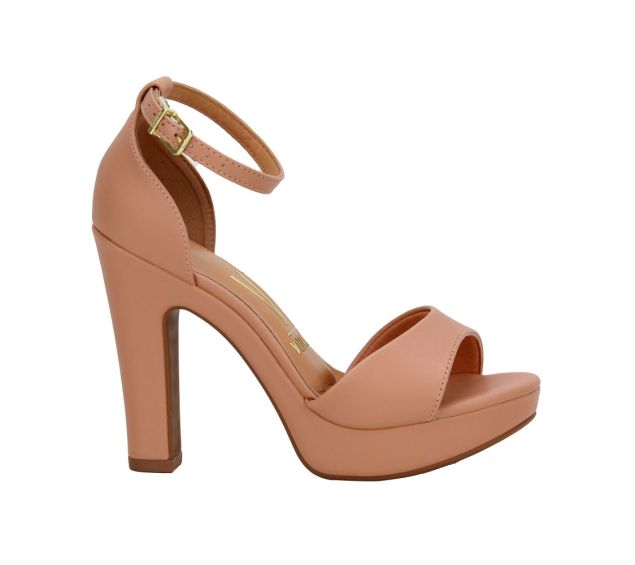 Sandália Feminina Vizzano Meia Pata Nude 6292217