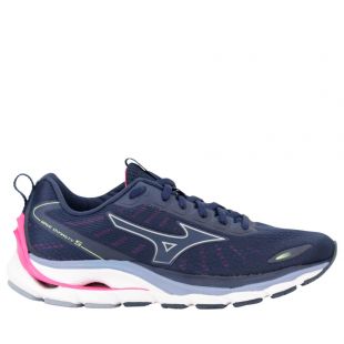 Tênis Feminino Mizuno Wave Dynasty 5 Marinho/ Pink