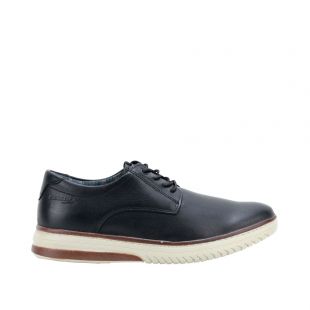 Sapato Masculino Casual Pegada Em Couro Preto 111404