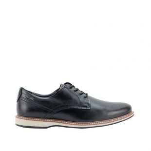 Sapato Masculino Casual Pegada Em Couro Preto 125151