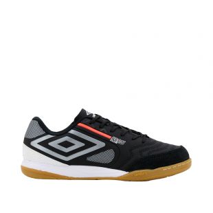 Chuteira Futsal Umbro Pro 5 Bump Club Preto/Prata/Coral U01fb042