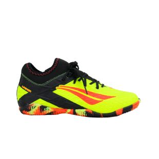 Chuteira Futsal Penalty Rx Locker Kids Amarelo/ Coral