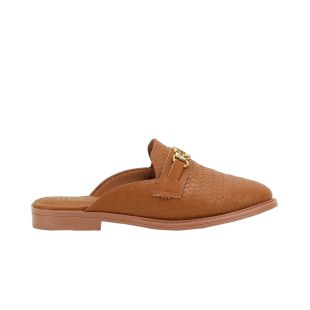 Mule Feminino Ithie Tresse Canela T1610041