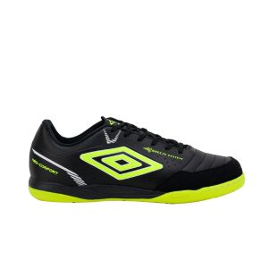 Chuteira Futsal Umbro Neo-Comfort Preto/ Limão/ Branco
