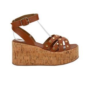 Sandália Feminina Anabela Lia Line Wisky 241472100