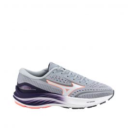 まー Tênis Feminino Mizuno Action 3 Cinza - Roxo